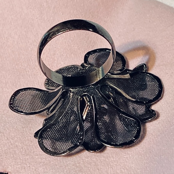 Black mesh ring - Picture 5 of 5